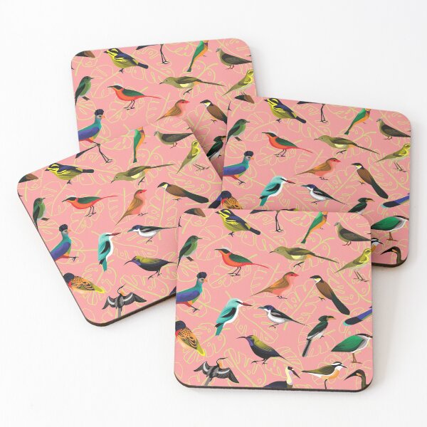 Item preview, EXOTIC BIRDS PATTERN designed and sold by bluAvocado.