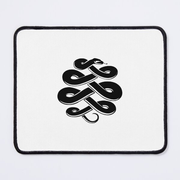 Item preview, snake viper symmetric tribal graphic design black designed and sold by Avicularious.