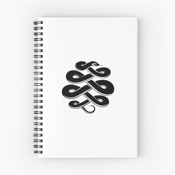 Item preview, snake viper symmetric tribal graphic design black designed and sold by Avicularious.