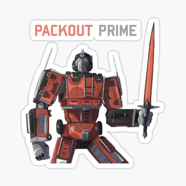 Packout Prime Robot Sticker