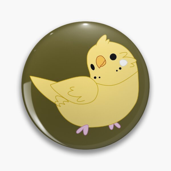 Item preview, Lutino Budgie (Parakeet) designed and sold by Wrenflight.