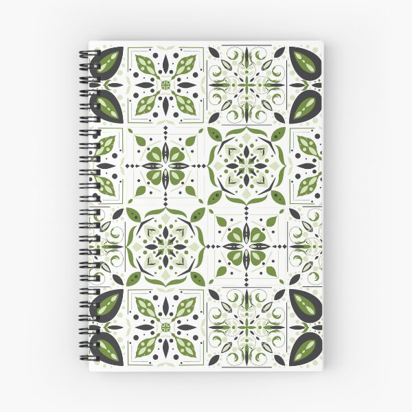 Item preview, Porcelain Green Tile Pattern designed and sold by BiancaPrintShop.