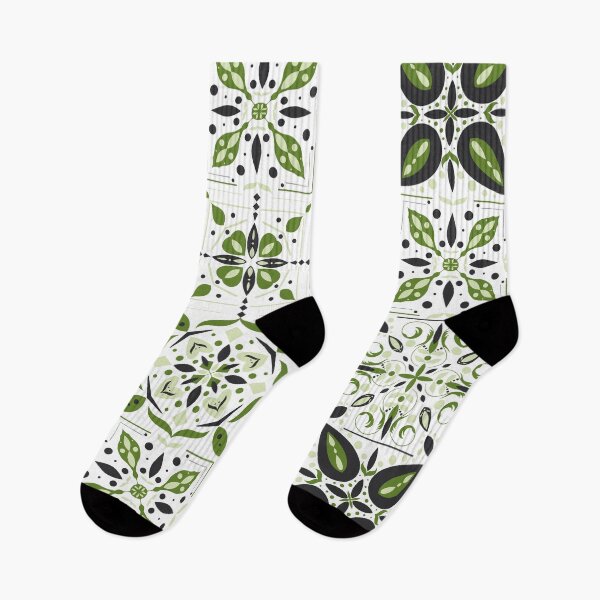 Item preview, Porcelain Green Tile Pattern designed and sold by BiancaPrintShop.