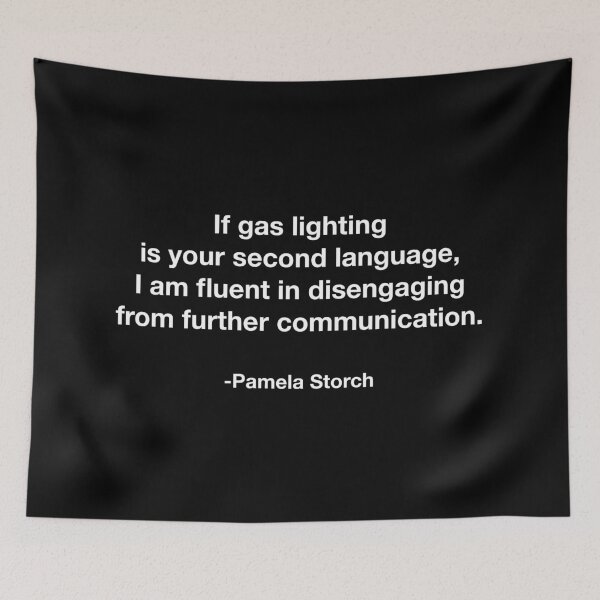 Item preview, Gas Lighting Quote designed and sold by Pamela Storch.
