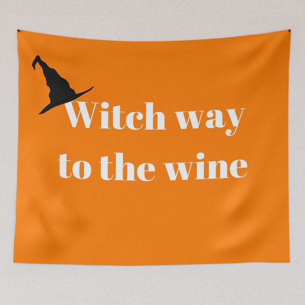 Item preview, witch way to the wine designed and sold by travelnerd.
