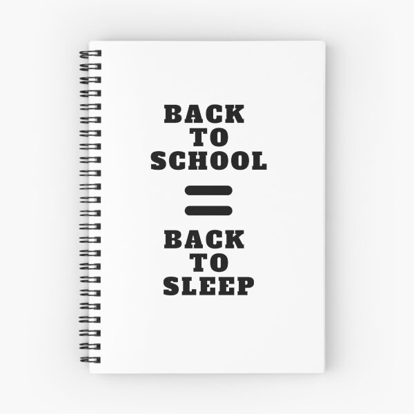 Item preview, Back To School Equals Back To Sleep designed and sold by Amine-Creation.