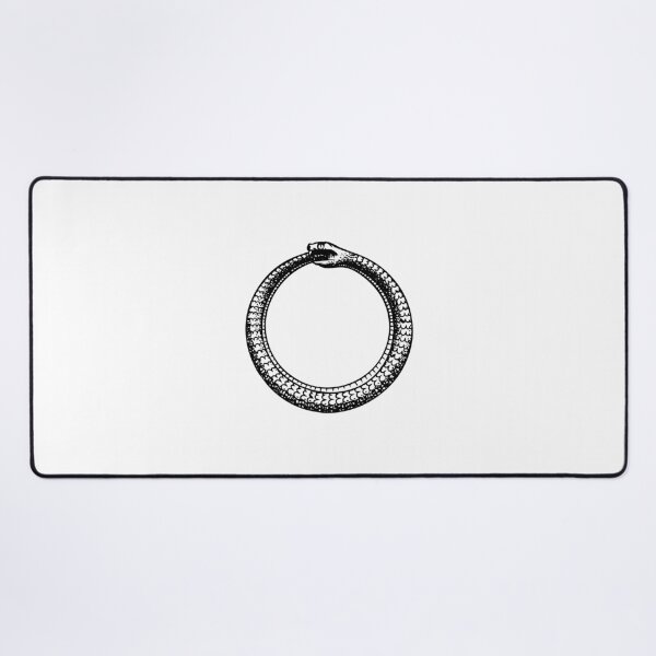 Item preview, snake viper biting it's tail graphic design black designed and sold by Avicularious.