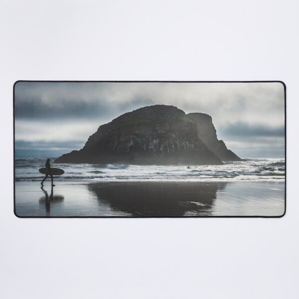 Item preview, Man with surfboard moody beach vibes designed and sold by Robtography.