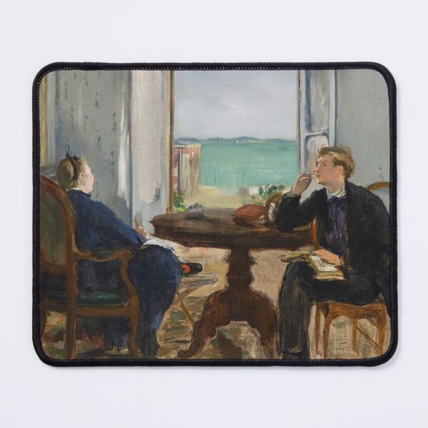 Item preview, Oil Painting Interior at Arachon (1871) by Edouard Manet designed and sold by Designedbysm.