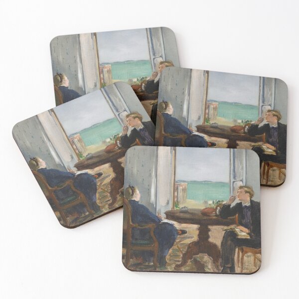 Item preview, Oil Painting Interior at Arachon (1871) by Edouard Manet designed and sold by Designedbysm.