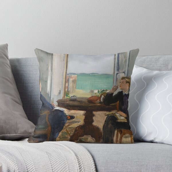 Item preview, Oil Painting Interior at Arachon (1871) by Edouard Manet designed and sold by Designedbysm.