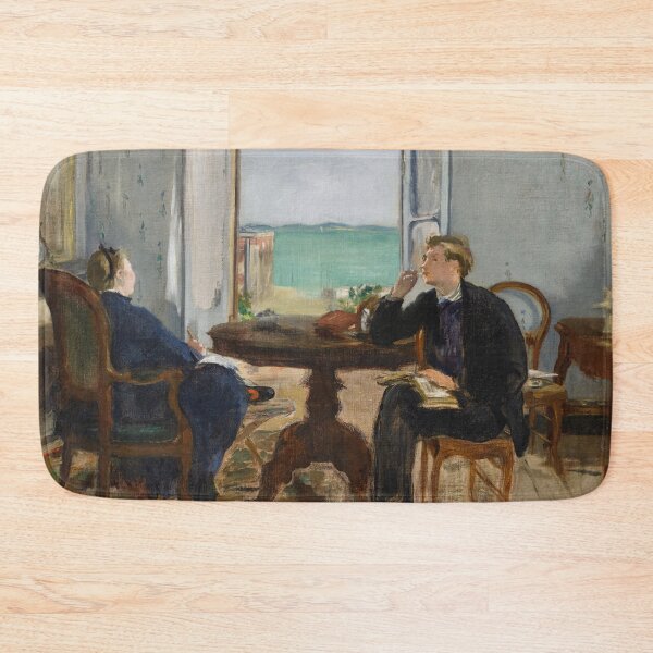 Item preview, Oil Painting Interior at Arachon (1871) by Edouard Manet designed and sold by Designedbysm.