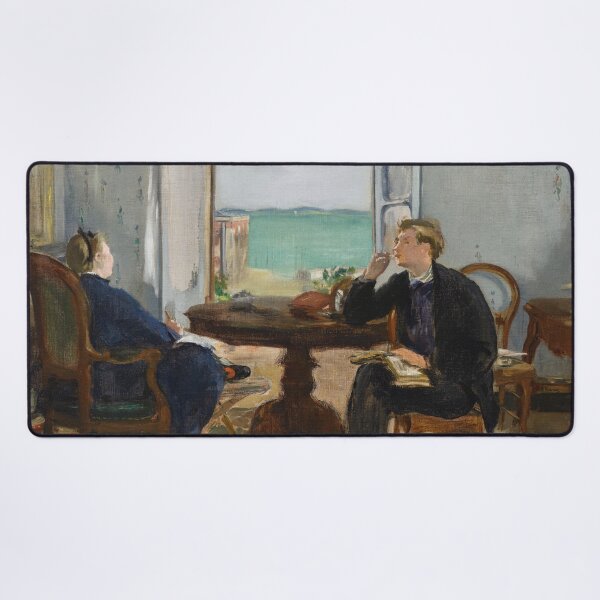 Item preview, Oil Painting Interior at Arachon (1871) by Edouard Manet designed and sold by Designedbysm.