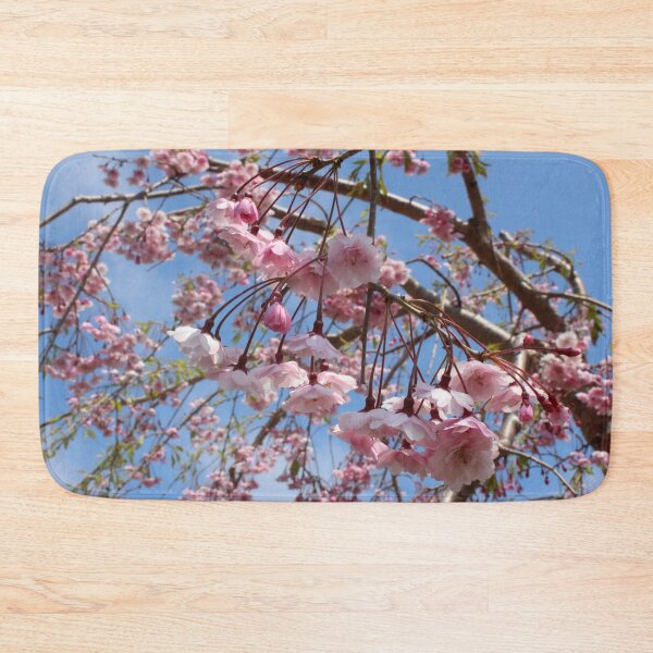 Item preview, Pastel Pink Sakura Cherry Blossoms Under Clear Blue Skies designed and sold by citrusapple.