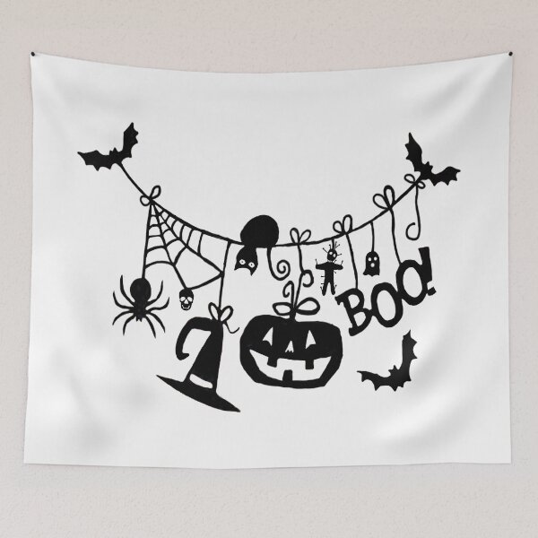 Item preview, Boo Trick or Treat Halloween Bats, Pumpkins designed and sold by Swigalicious.