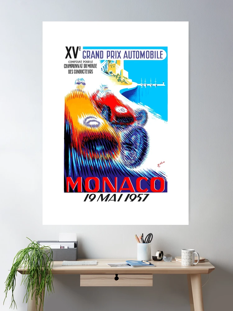 1957年モナコグランプリ開催ポスター 1957年モナコグランプリ開催ポスター 1957/モナコグランプリ