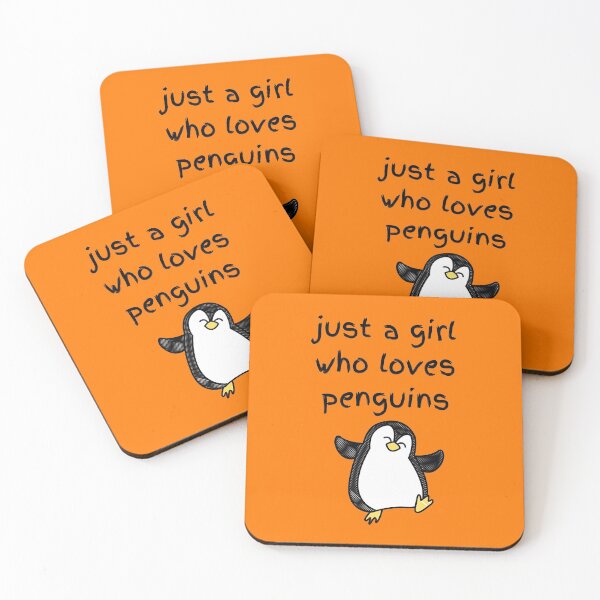 Item preview, just a girl who loves penguins designed and sold by travelnerd.