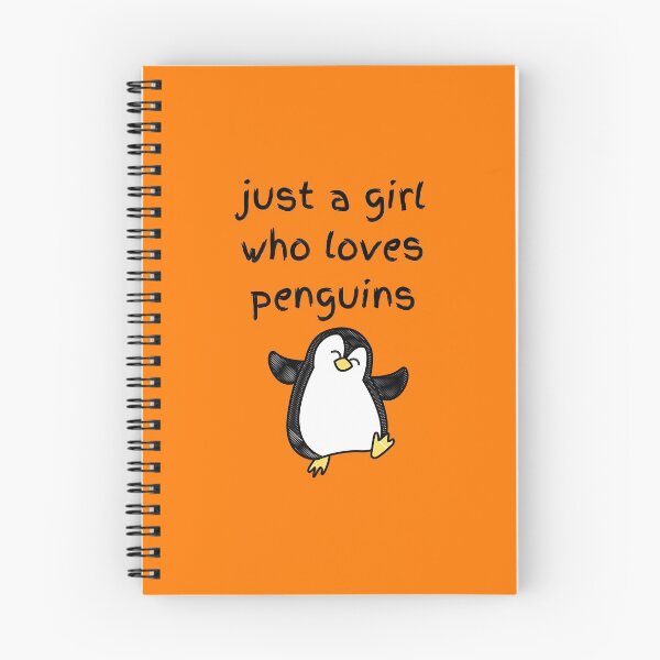 Item preview, just a girl who loves penguins designed and sold by travelnerd.