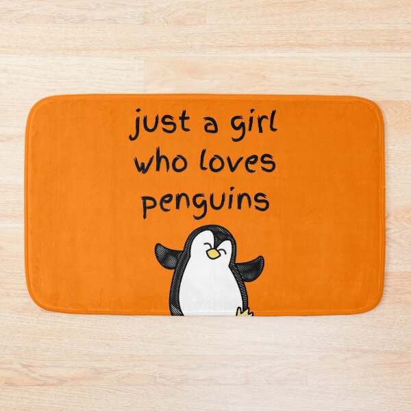 Item preview, just a girl who loves penguins designed and sold by travelnerd.