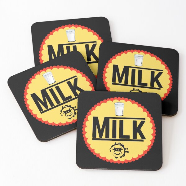 Item preview, Milk - Yellow Food Container Label  designed and sold by LabelStore.