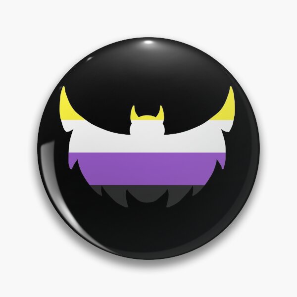 Item preview, nonbinary bat designed and sold by annoyingarts.