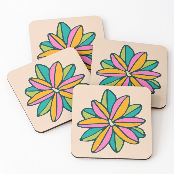 Item preview, BLOOM BIG BOHO FLORAL in 70s BRIGHT POP MULTI-COLOURS - UnBlink Studio by Jackie Tahara designed and sold by Jackie Tahara of UnBlink Studio.