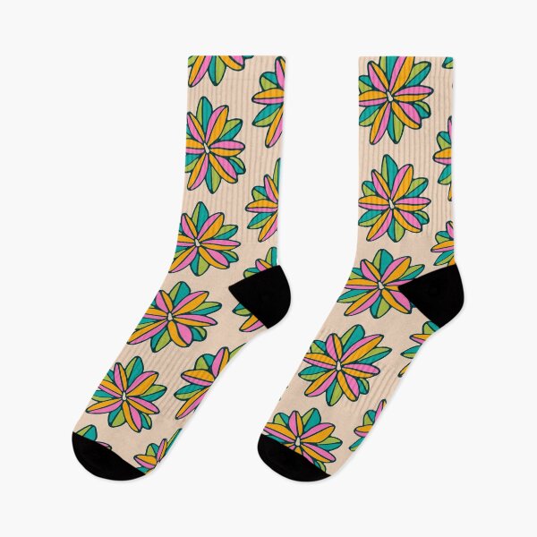 Item preview, BLOOM BIG BOHO FLORAL in 70s BRIGHT POP MULTI-COLOURS - UnBlink Studio by Jackie Tahara designed and sold by Jackie Tahara of UnBlink Studio.