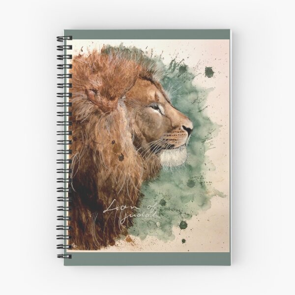 Item preview, Watercolor "Lion of Judah" designed and sold by Salbeigarten.