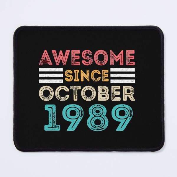 Item preview, Retro Vintage 31st Birthday - Awesome Since October 1989 designed and sold by meedTee.