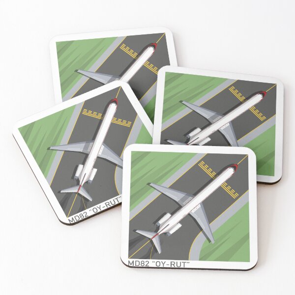 Item preview, MD82 OY-RUT RETRO designed and sold by flyhighaviator.