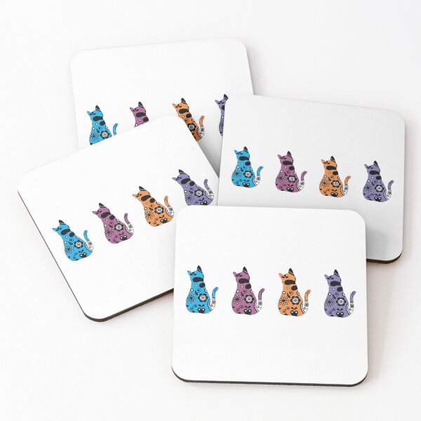 Item preview, Four cats designed and sold by Smartalb.