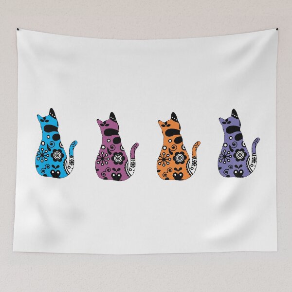 Item preview, Four cats designed and sold by Smartalb.