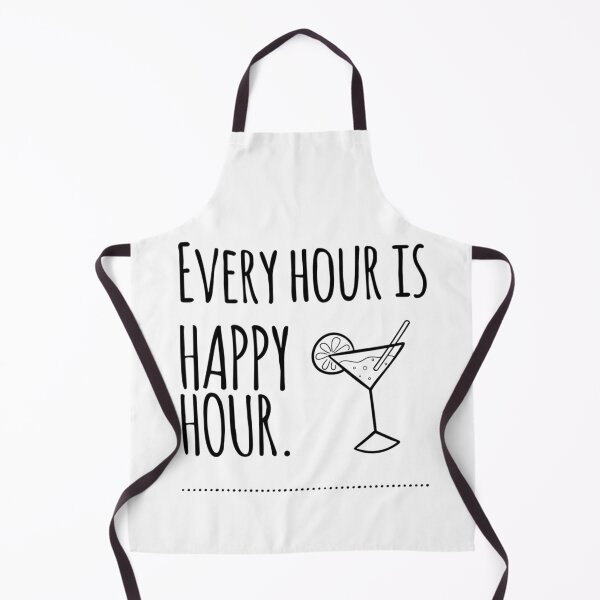 Item preview, Every Hour is Happy Hour - funny drinking quote designed and sold by Witfulwisdom.