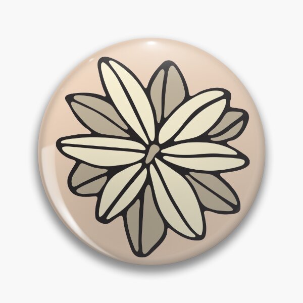 Item preview, BLOOM BIG BOHO FLORAL in NEUTRALS AND BLACK - UnBlink Studio by Jackie Tahara designed and sold by Jackie Tahara of UnBlink Studio.
