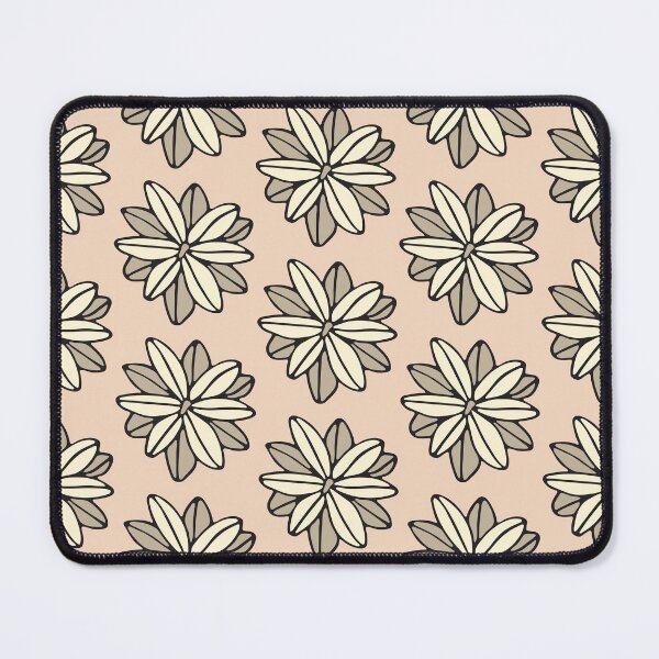 Item preview, BLOOM BIG BOHO FLORAL in NEUTRALS AND BLACK - UnBlink Studio by Jackie Tahara designed and sold by Jackie Tahara of UnBlink Studio.