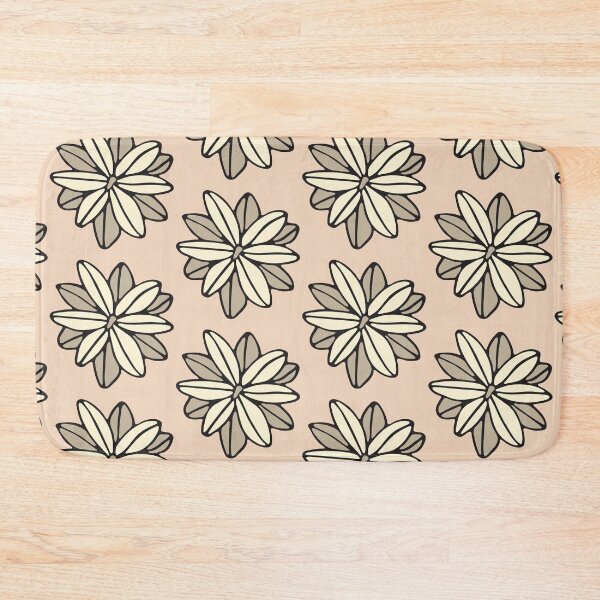 Item preview, BLOOM BIG BOHO FLORAL in NEUTRALS AND BLACK - UnBlink Studio by Jackie Tahara designed and sold by Jackie Tahara of UnBlink Studio.