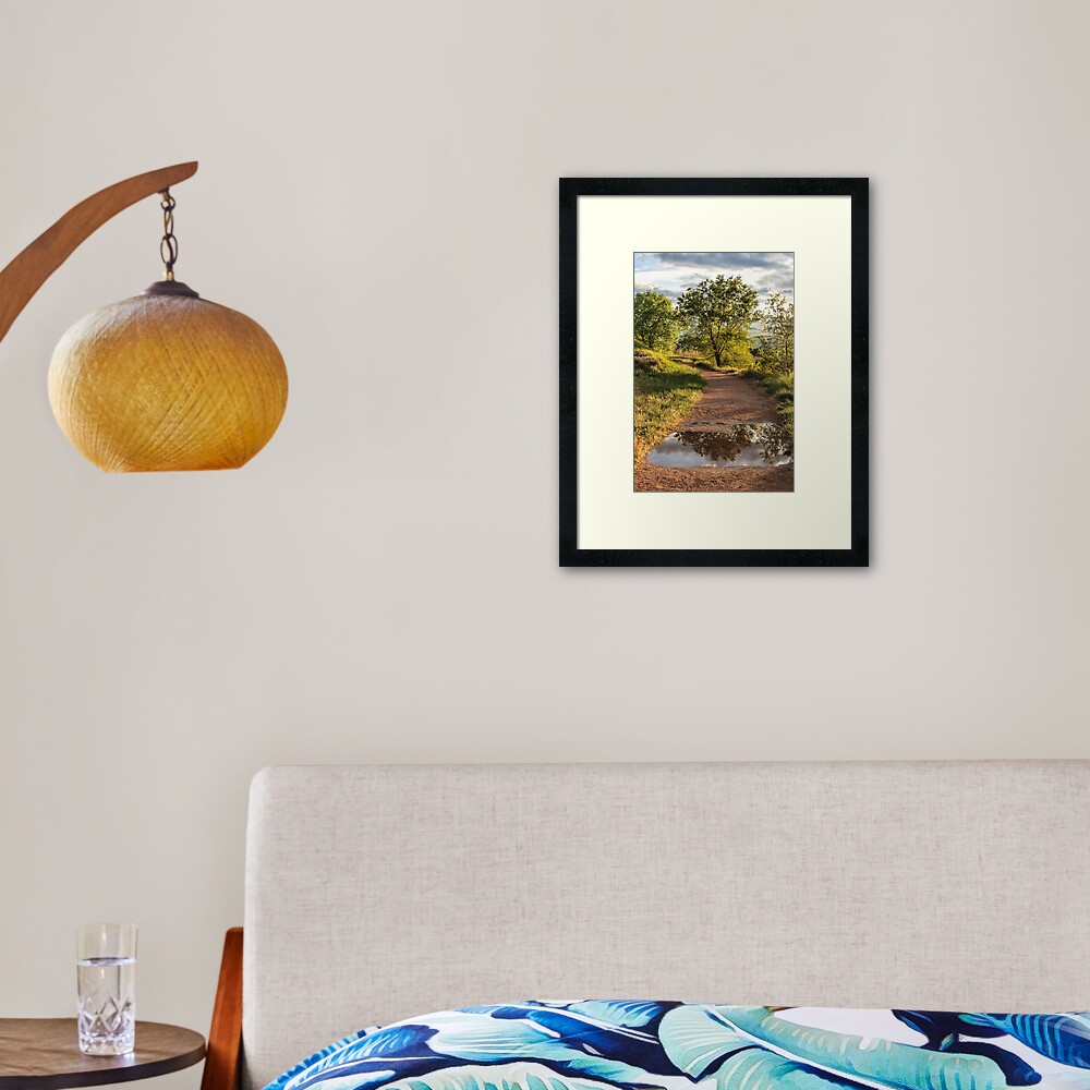 Tears In The Rain Framed Art Print