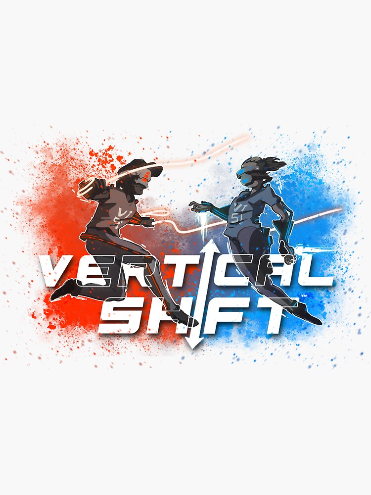 "Vertical Shift Clash" Sticker for Sale by VerticalShift Redbubble