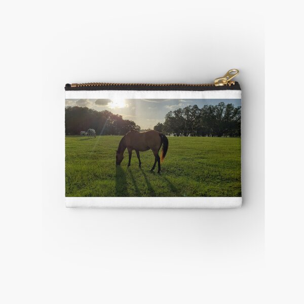Item preview, Horses grazing in field in Ocala, Florida designed and sold by ZCS2014.