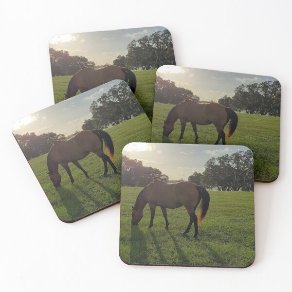 Item preview, Horses grazing in field in Ocala, Florida designed and sold by ZCS2014.