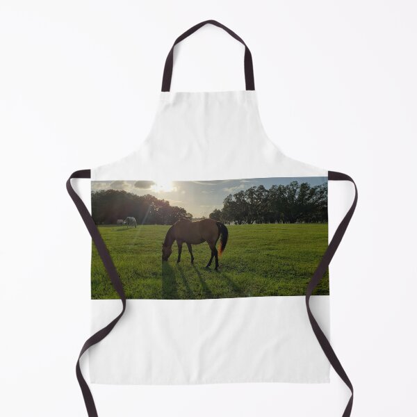 Item preview, Horses grazing in field in Ocala, Florida designed and sold by ZCS2014.