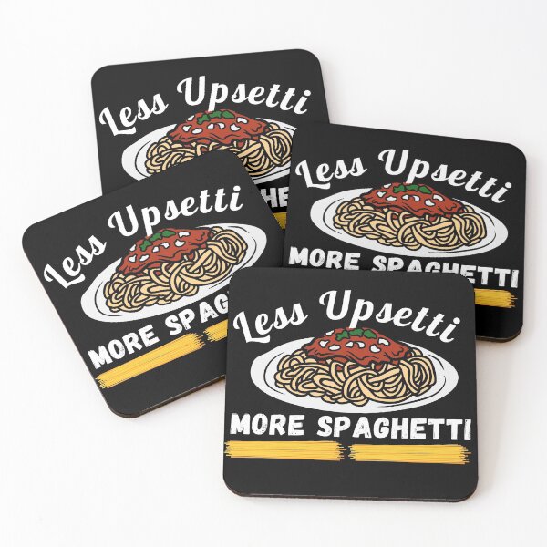 Item preview, less upsetti more spaghetti designed and sold by ronaldsonou.