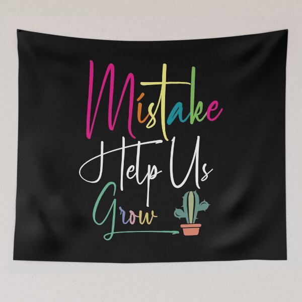 Item preview, Mistakes Help Us Grow For Teacher & Student Positive Mindset Ideas  designed and sold by biigshow.