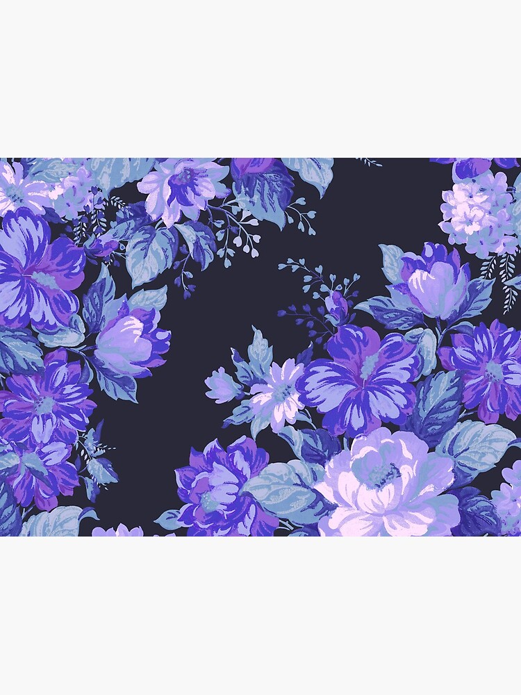 Midnight Floral Pattern by SteveRH