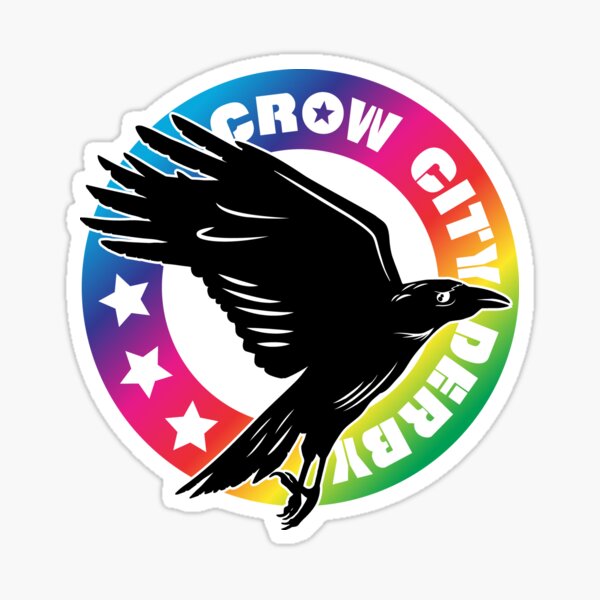 Item preview, Crow City Derby - Rainbow Logo designed and sold by CrowCityDerby.