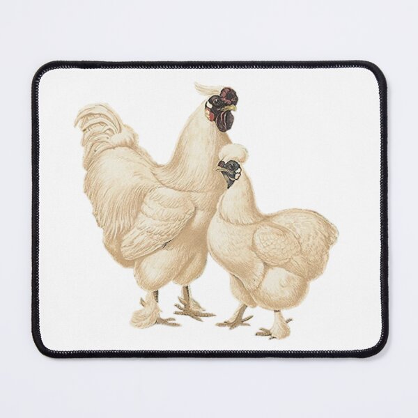 Item preview, White Silkies Bantams - World of chicken designed and sold by Myōhō Print Co..