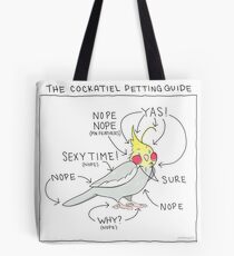 The Cockatiel Petting Guide Tote Bag