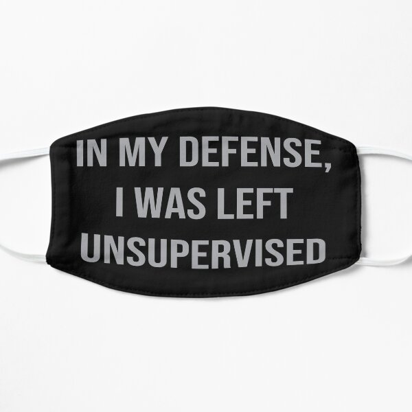 In my defense, I was left unsupervised Flat Mask