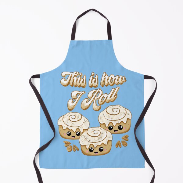 Item preview, This is How I Roll Cinnamon Roll Kawaii Cute Funny Food designed and sold by ksrogersdesigns.