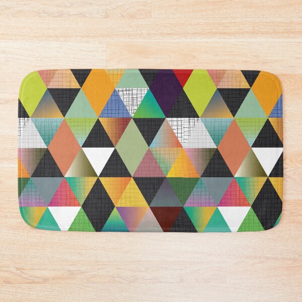 Item preview, Colorful Triangles #2 designed and sold by perfidoincanto.